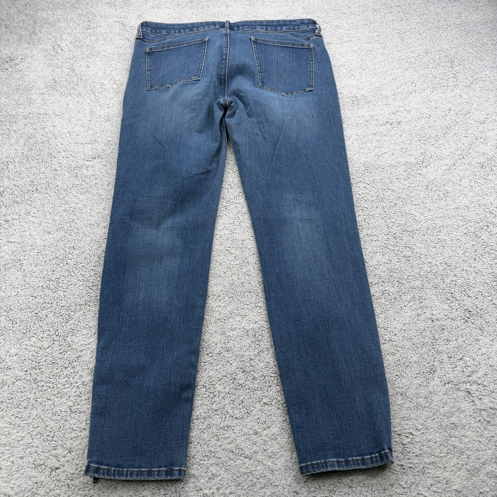 Uniqlo Jeans Women 30x26.5 Blue Skinny Stretch Mid Rise Ankle Zip Denim Pants - Picture 11 of 16